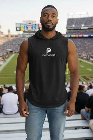 Sleeveless Hoodies - Small Brand Logo PLAYMAKER SPORTZ