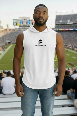 Sleeveless Hoodies - Small Brand Logo PLAYMAKER SPORTZ