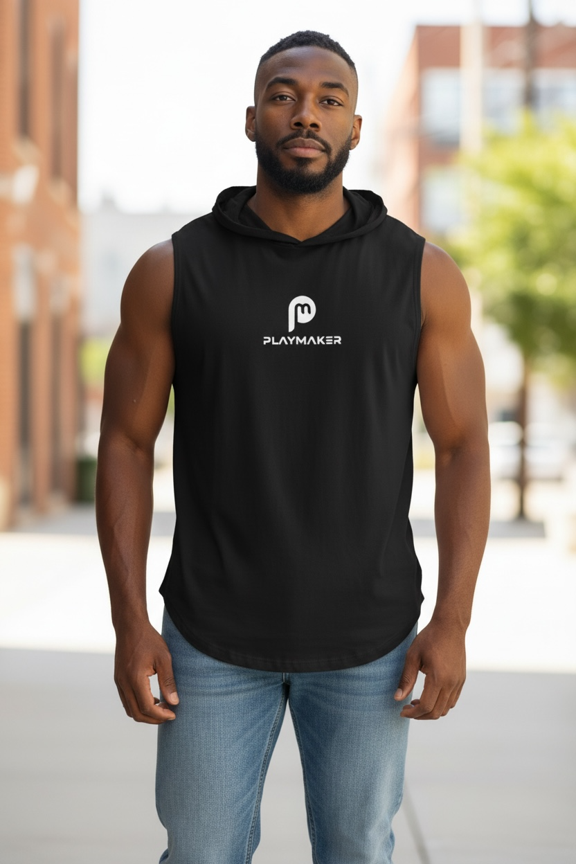 Sleeveless Hoodies Playmaker