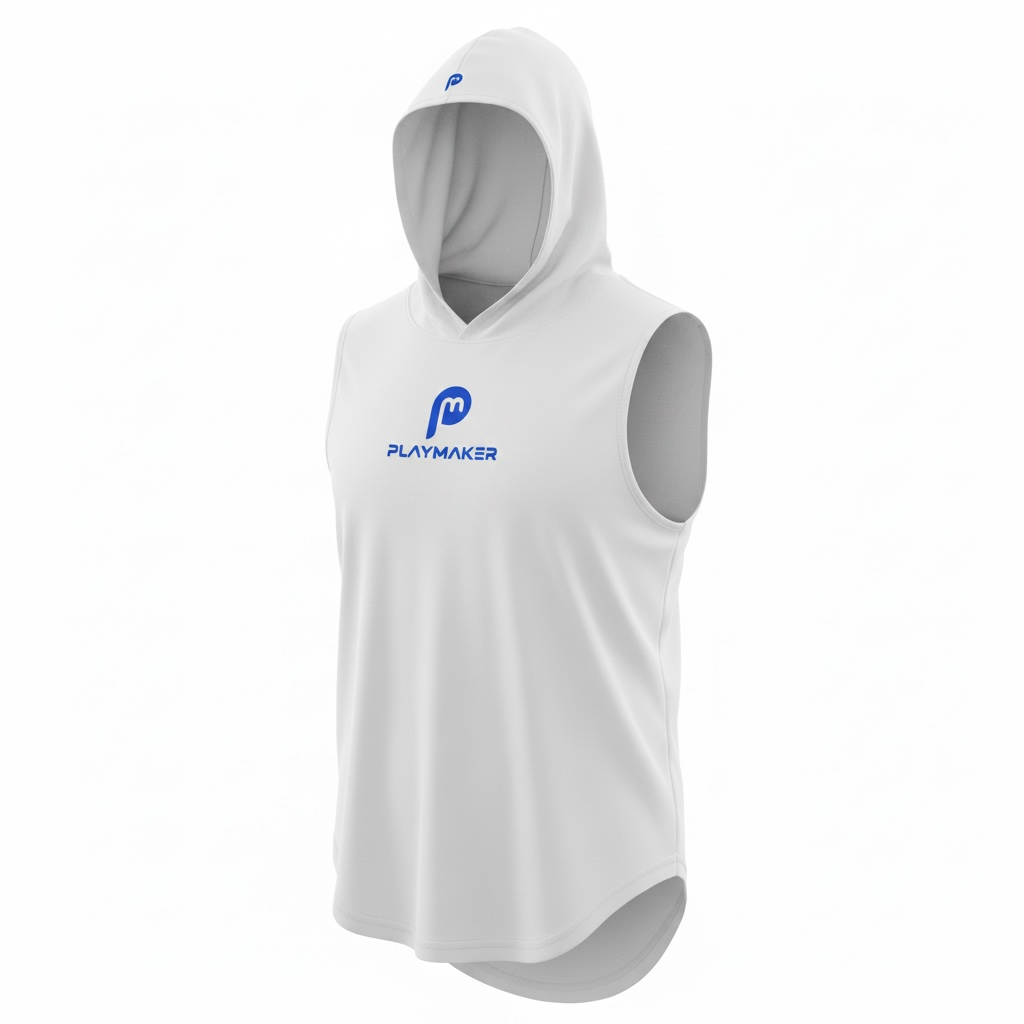 Sleeveless Hoodies - Small Brand Logo PLAYMAKER SPORTZ